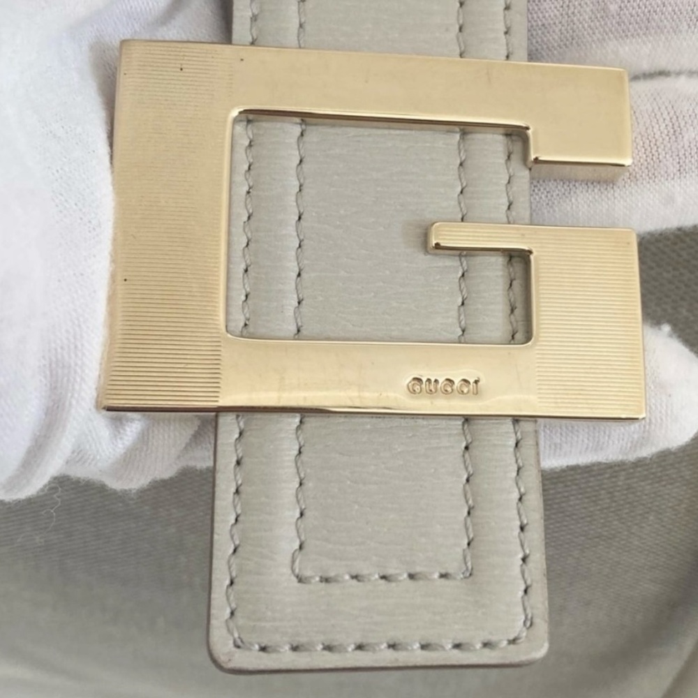 Gucci Square G Tote Bag Tom Ford Era Double Handle G Logo Canvas EUC - Picture 4 of 14